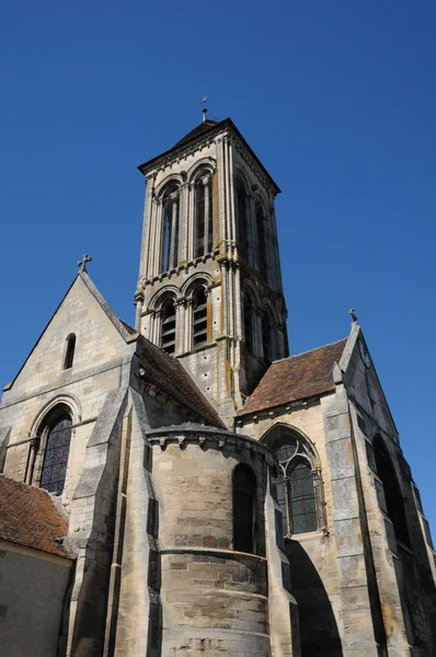 França, a antiga igreja de Champagne sur Oise — Fotografia de Stock
