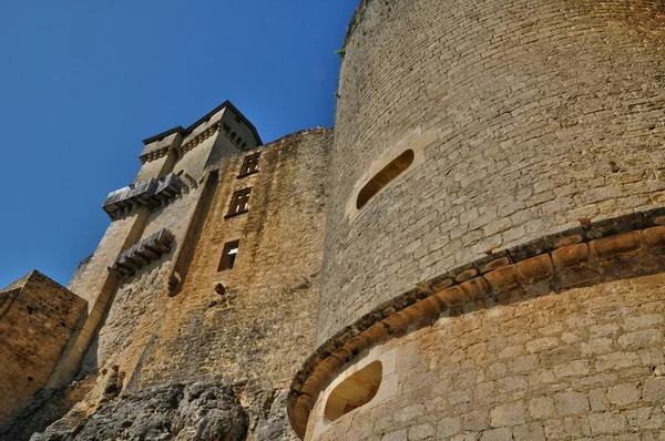 Perigord, o pitoresco castelo de Castelnaud em Dordonha — Fotografia de Stock