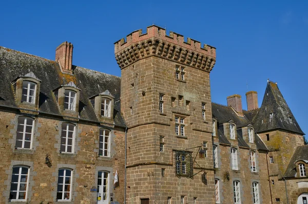 Malerisches kleines Dorf der Kraniche in der Normandie — Stockfoto