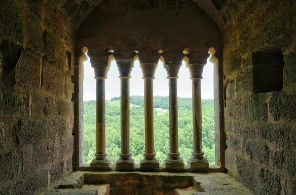 Francia, pittoresco castello di Commarque in Dordogna — Foto Stock