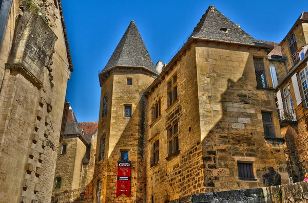 Perigord, a pitoresca cidade de Sarlat la Caneda em Dordogne — Fotografia de Stock