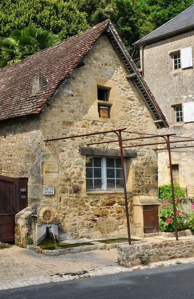 Γαλλία, γραφικό χωριό της beynac στην dordogne — Φωτογραφία Αρχείου