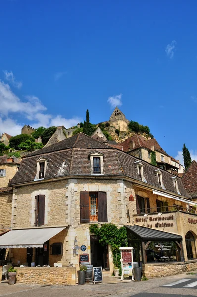 Francia, pittoresco villaggio di Beynac in Dordogna — Foto Stock