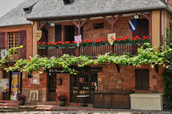 França, pitoresca aldeia de Collonges — Fotografia de Stock