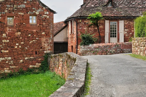 França, pitoresca aldeia de Collonges — Fotografia de Stock