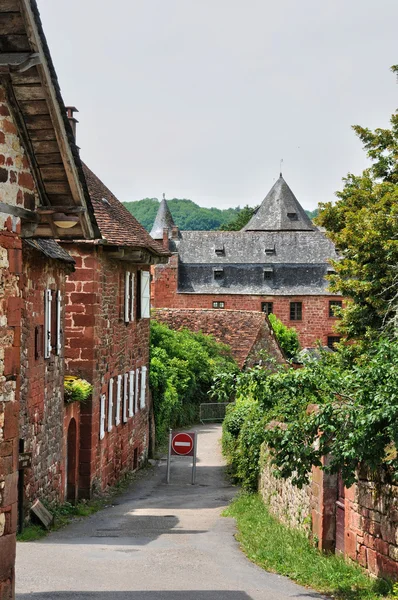 França, pitoresca aldeia de Collonges — Fotografia de Stock