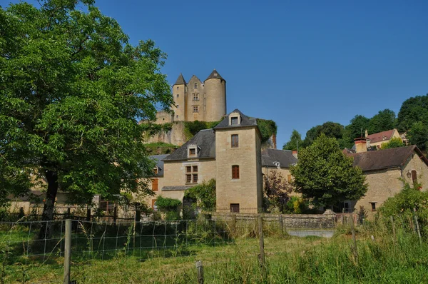 法国多尔多涅省的 salignac 村 — 图库照片