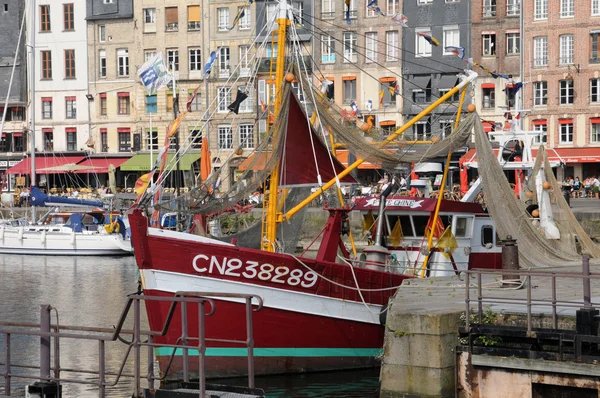 Porto de Honfleur na Normandia — Fotografia de Stock