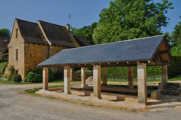 France, village of Salignac in Dordogne Royalty Free Stock Photos