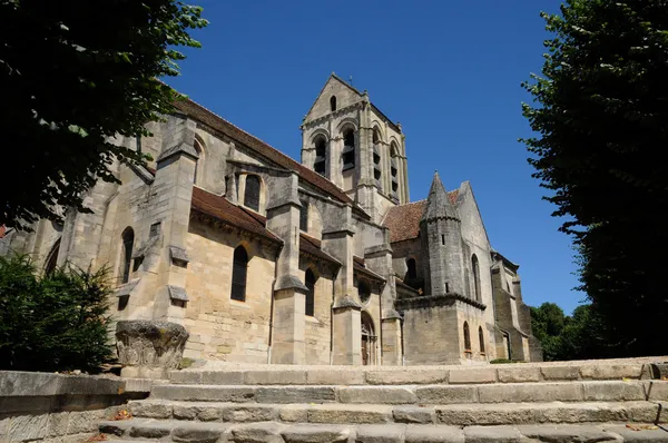 França, a igreja de Notre Dame de Auvers sur Oise — Fotografia de Stock