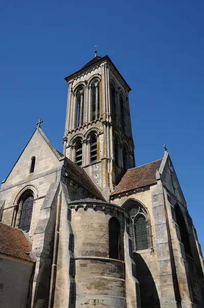 Francia, la vecchia chiesa di Champagne sur Oise — Foto Stock