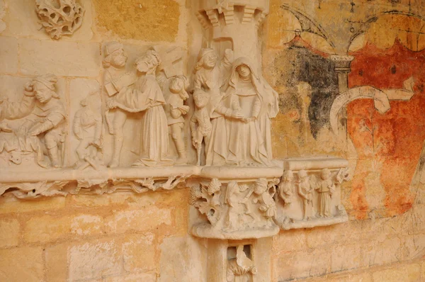 Dordogna, l'abbazia di Cadouin a Perigord — Foto Stock