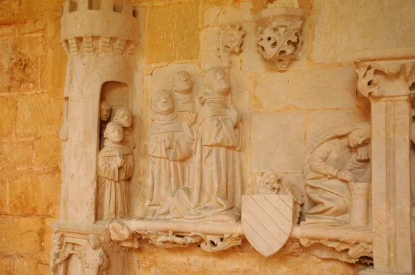 Dordogne, a abadia de Cadouin em Perigord — Fotografia de Stock