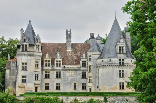 Perigord, o pitoresco castelo de Fayrac em Dordogne — Fotografia de Stock