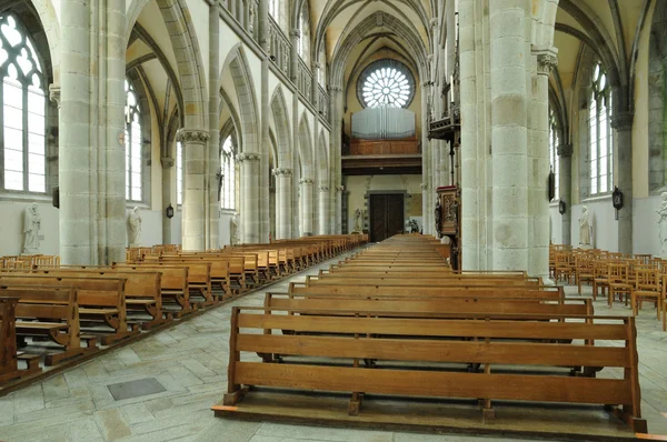 Francia, Iglesia de Notre Dame des Champs en Avranches —  Fotos de Stock