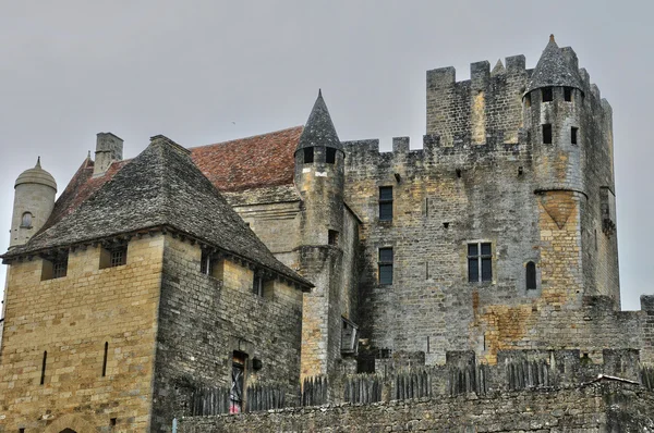 France, château moyen de Beynac en Dordogne — Photo