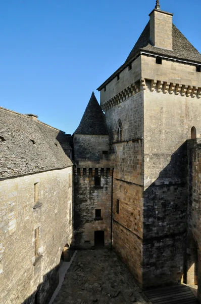 Франція, мальовничий замок Кастельно в Дордонь — Stockfoto