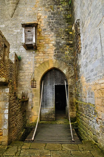 Frankrike, medelåldern slottet av beynac i dordogne — Stockfoto