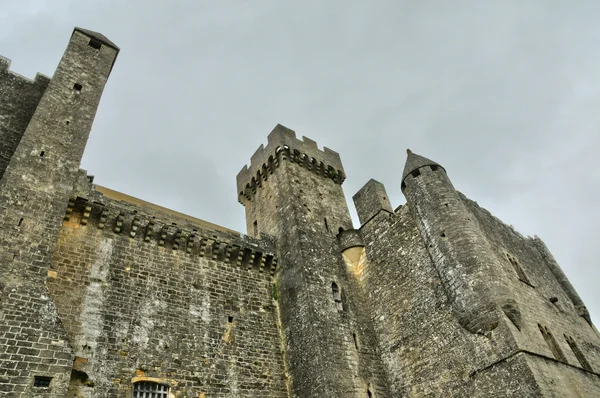 Francia, castello medievale di Beynac in Dordogna — Foto Stock