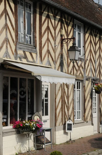 Malowniczej miejscowości beuvron pl auge w Normandia — Zdjęcie stockowe