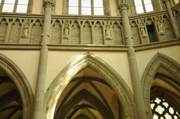 Notre Dame des Champs church in Avranches — Stock Photo, Image