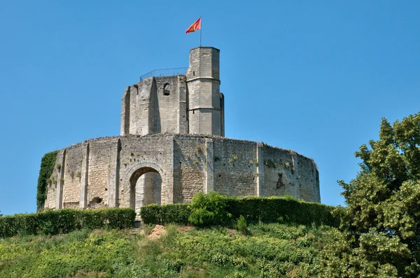 Frankrijk, historische kasteel van gisors in Normandië — Stockfoto