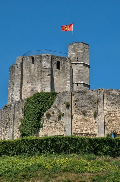 França, castelo histórico de Gisors na Normandia — Fotografia de Stock