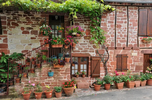 프랑스, 콜롱게스의 그림 같은 마을 — 스톡 사진