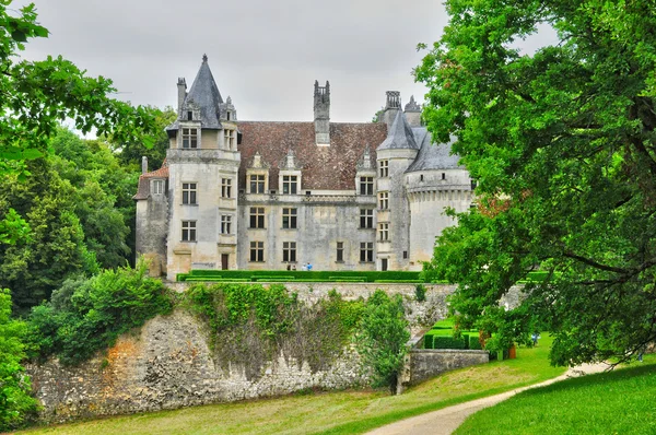 Périgord, le château pittoresque de Fayrac en Dordogne — Photo