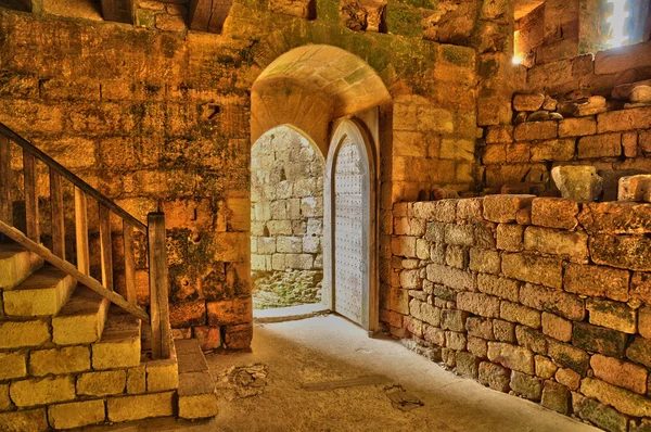 França, pitoresco castelo de Commarque em Dordogne — Fotografia de Stock