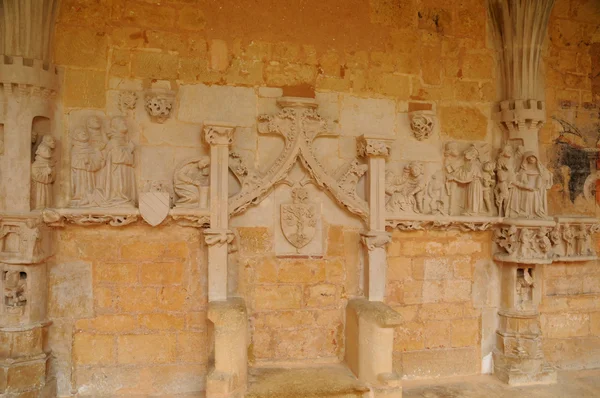 Dordogne, the Cadouin abbey in Perigord — Stock Photo, Image
