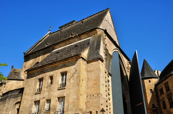 Perancis, kota indah Sarlat la Caneda di Dordogne — Stok Foto