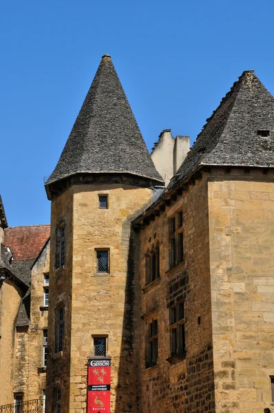 Francie, malebném městě sarlat la caneda v oblasti dordogne — Stock fotografie