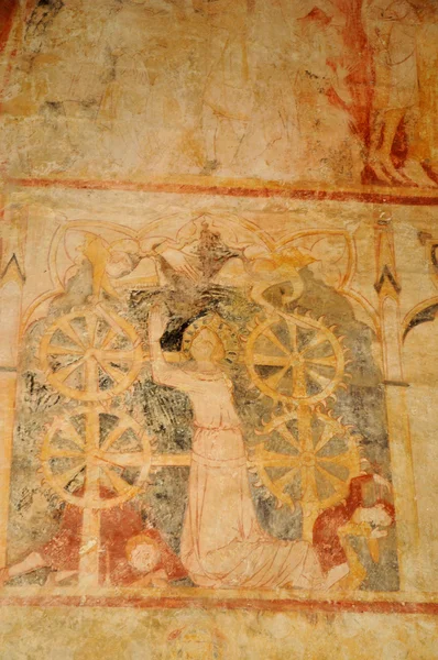 Cheylat kapell av saint andar i dordogne — Stockfoto