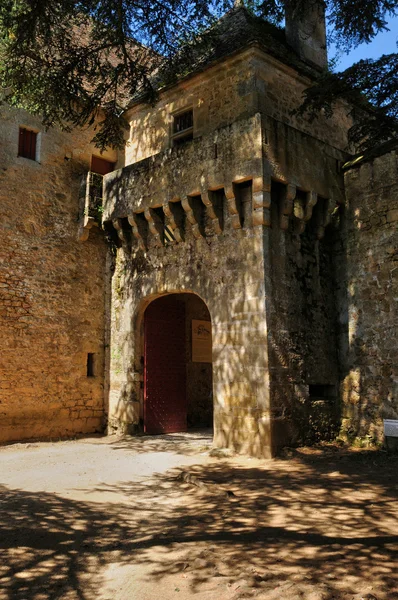 Γαλλία, γραφικό κάστρο fenelon στην dordogne — Φωτογραφία Αρχείου