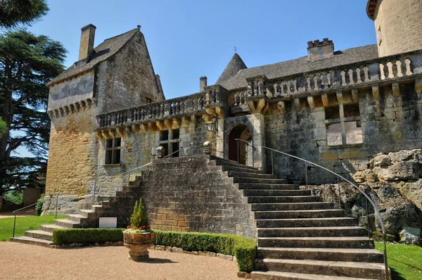 Frankrijk, pittoreske kasteel van fenelon in dordogne — Stockfoto