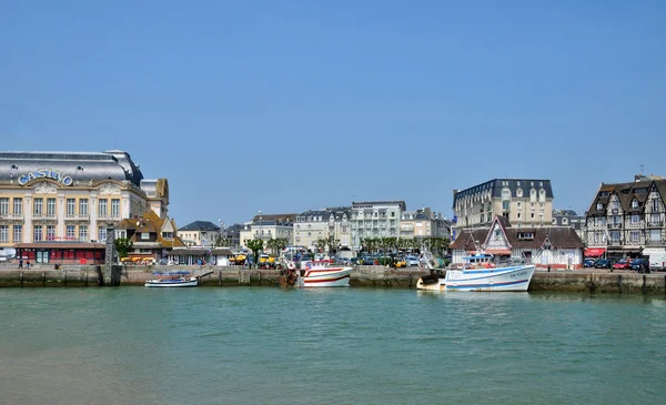 France, Trouville port in Normandy — Stock Photo, Image