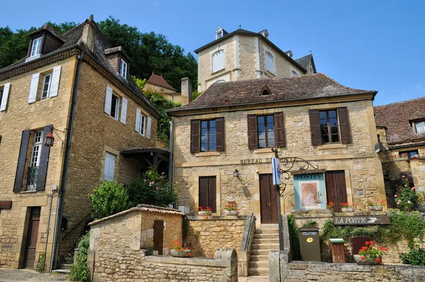 Francia, pittoresco villaggio di Beynac in Dordogna — Foto Stock