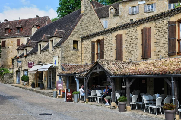 Francja, malowniczej miejscowości beynac w dordogne — Zdjęcie stockowe