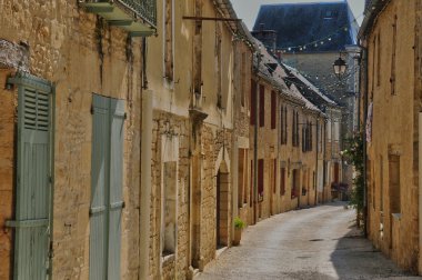 France, village of Salignac in Dordogne clipart