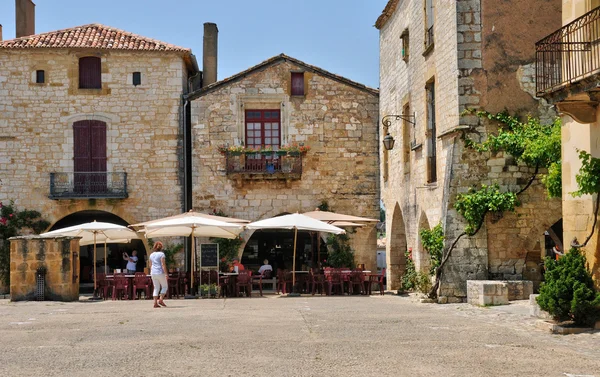 France, village of Monpazier in Perigord — Stock Photo, Image