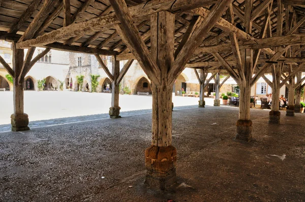 França, aldeia de Monpazier em Perigord — Fotografia de Stock