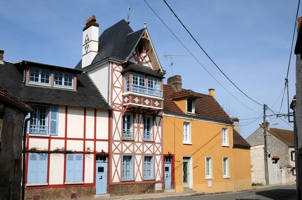 Frankrike, i byn saint martin la garenne — Stockfoto