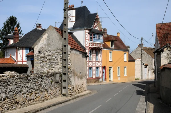 France, the village of Saint Martin la Garenne — Stock Photo, Image