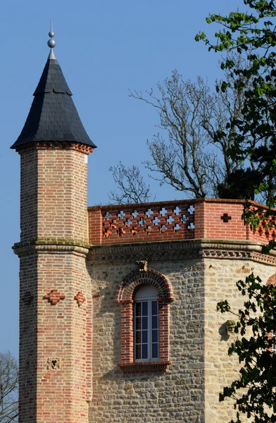 Vecchia casa a Sainte mera Eglise in Normandia — Foto Stock