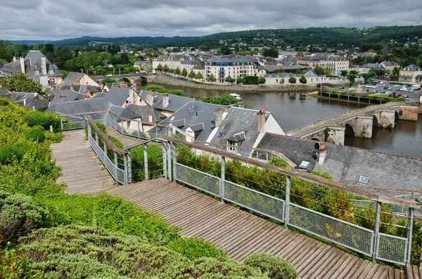 Francja, miasta terrasson lavilledieu w dordogne — Zdjęcie stockowe