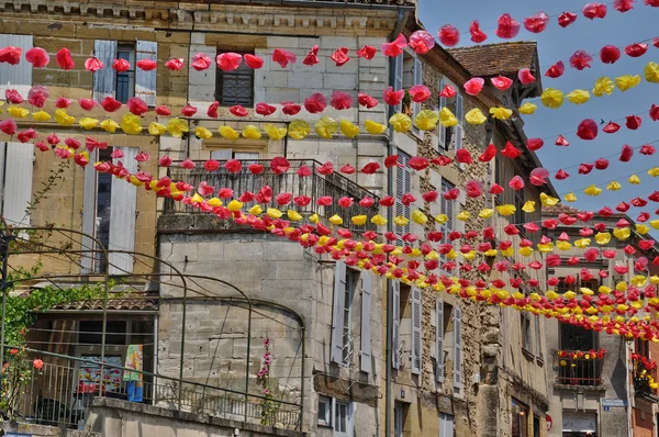 Périgord, la petite ville de Bergerac en Dordogne — Photo