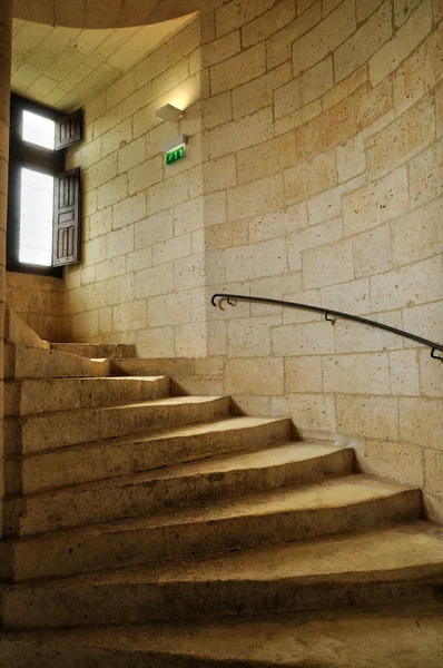 Francia, castillo renacentista de Puyguilhem en Dordoña — Foto de Stock