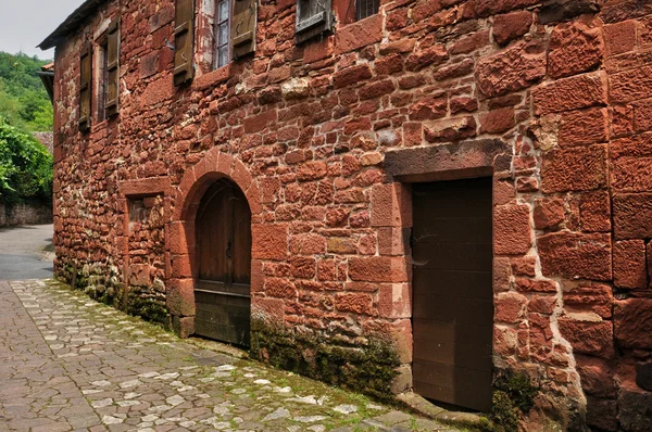 França, pitoresca aldeia de Collonges — Fotografia de Stock