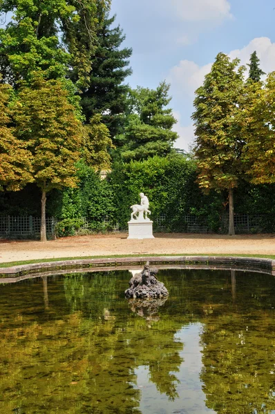 Ogród grand Trianon w marie antoinette nieruchomości — Zdjęcie stockowe